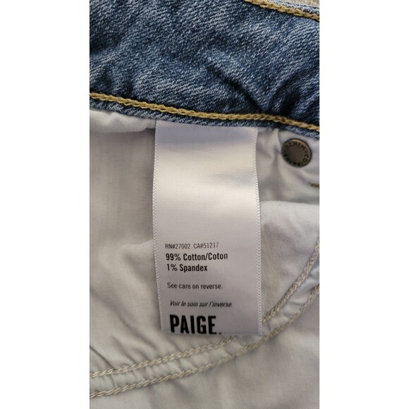 Women's PAIGE Jimmy Jimmy Shorts Distressed - Picture 4 of 4